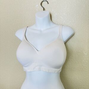 Carole Hochman Wireless Bra Cream Extra Large XL Full Coverage Soft Comfort